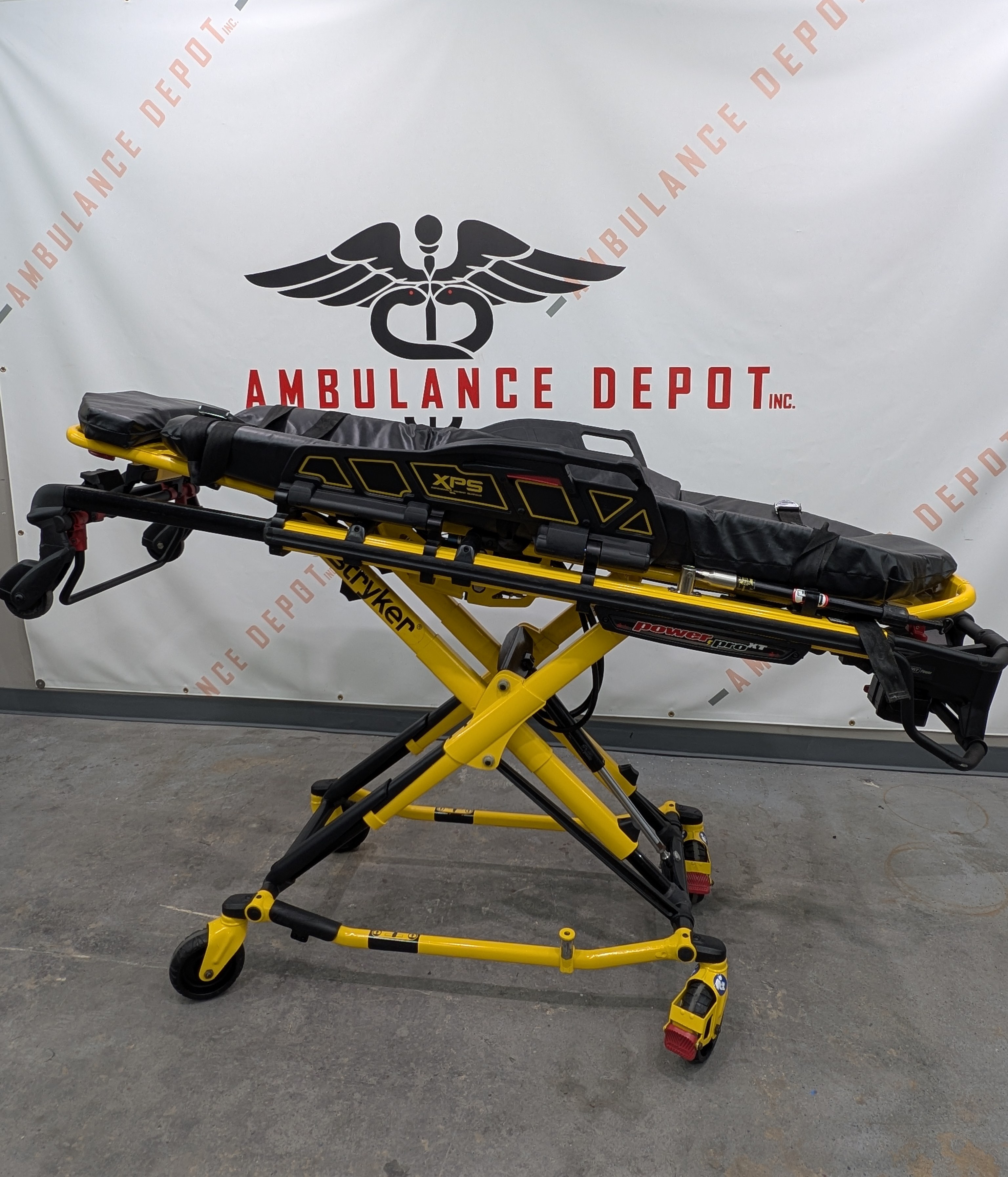 stryker power pro xt xps6500 ems stretcher emergency transport