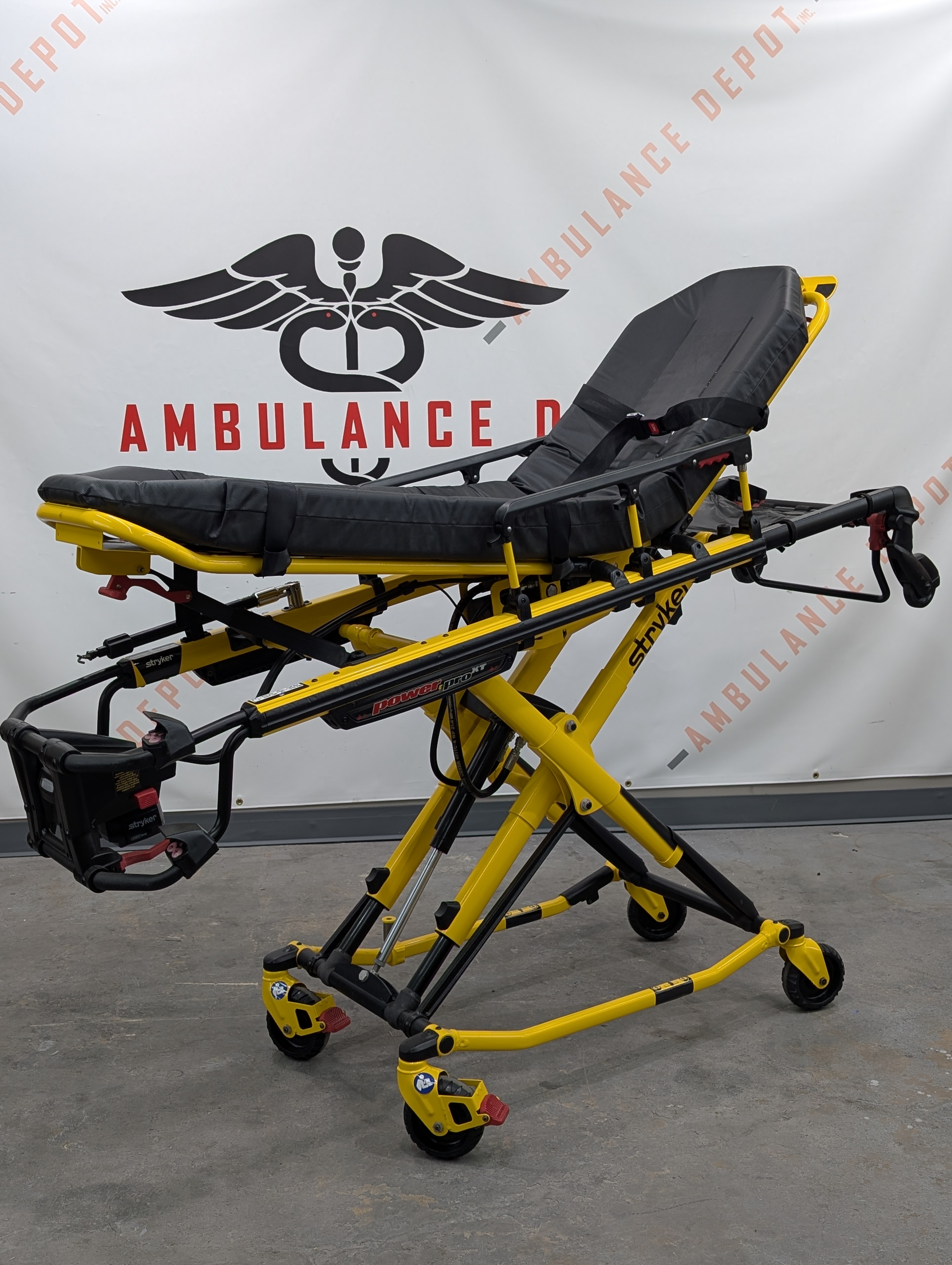 stryker power pro xt 6500 ems stretcher emergency transport