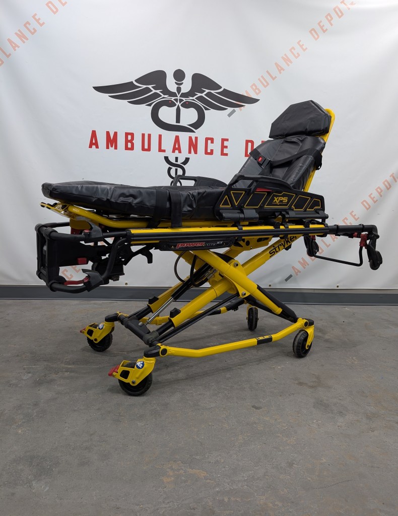stryker power pro xt xps 6500 ems stretcher emergency transport