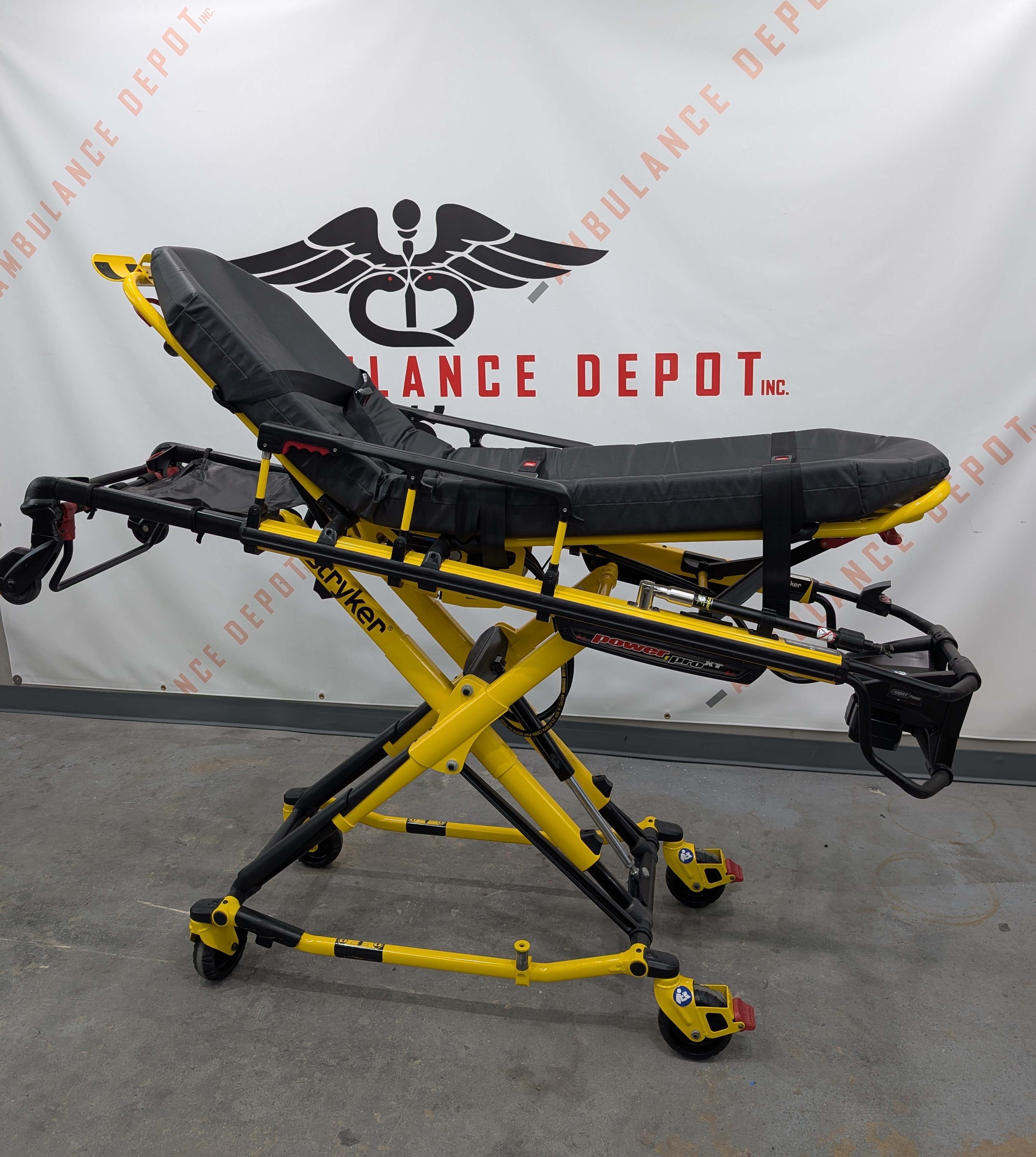 stryker power pro xt 6500 ems stretcher emergency transport