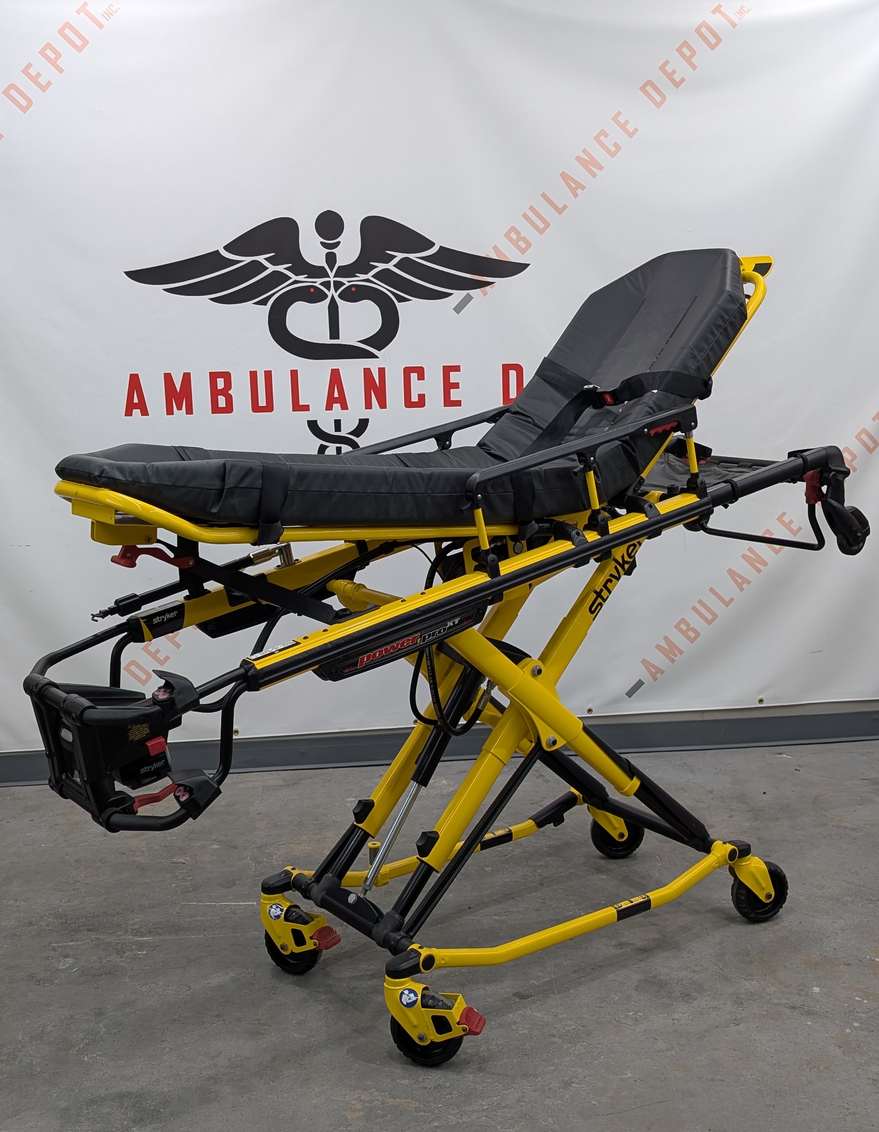 stryker power pro xt 6500 ems stretcher emergency transport